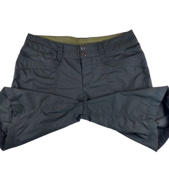 REI Hunter Green Outdoor Activewear Bermuda Shorts in Size 6 - Picture 3 of 7